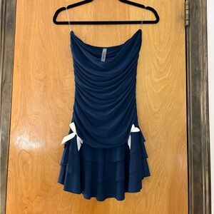 Navy Mini Dress